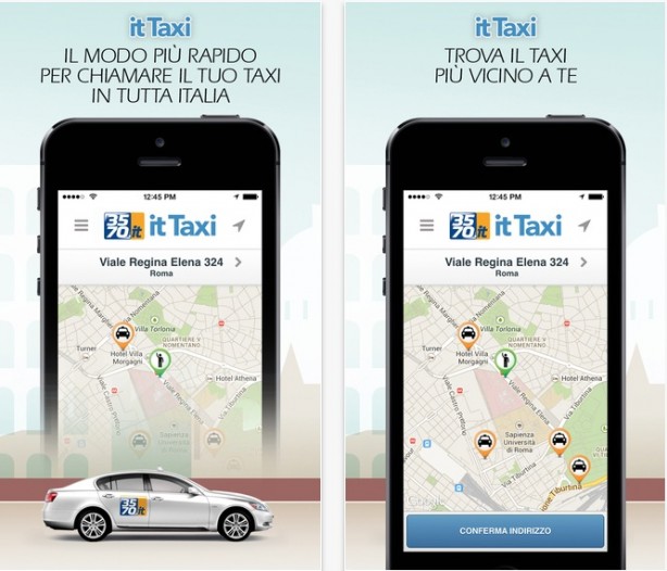 IT Taxi, arriva la prima app per richiedere il taxi in tutta Italia