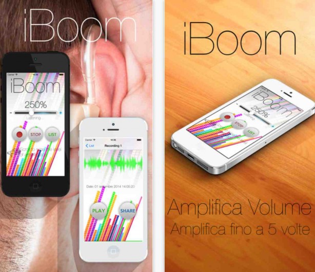 iBoom: un’app per amplificare l’audio per chi ha carenze d’udito