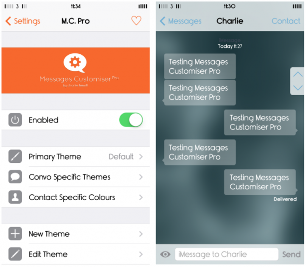 Messages Customizer Pro, il tweak definitivo per personalizzare l’app Messaggi – Cydia