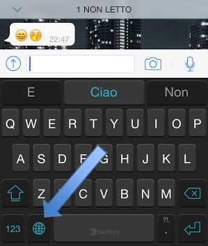 Tastiera SwiftKey iPhone pic1