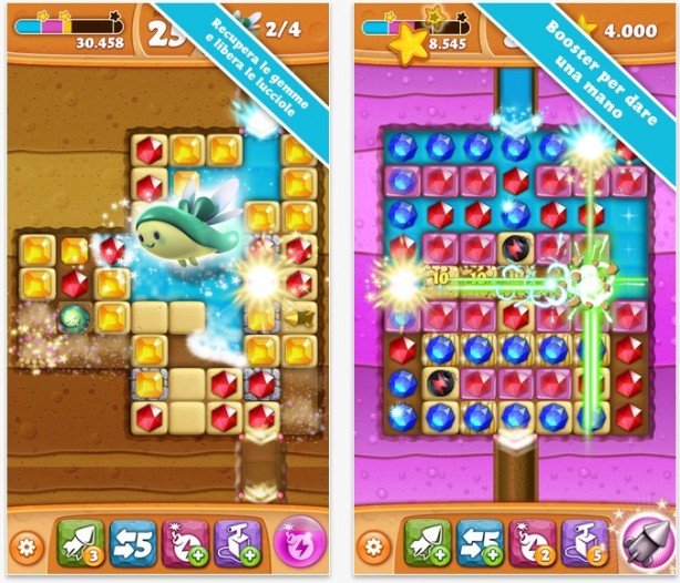 Diamond Digger Saga, il nuovo puzzle game di King sbarca su iOS