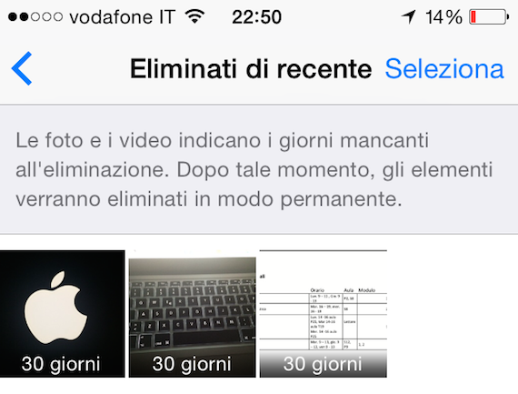 In iOS 8 le immagini si cancellano… due volte! Utilità o seccatura?