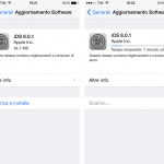 Apple rilascia iOS 8.0.1 – NON AGGIORNARE