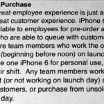 I dipendenti Apple non potranno prenotare iPhone 6 Plus
