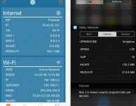 Utility Network, il widget con le informazioni di rete