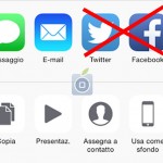 Come eliminare le icone Facebook e Twitter dal pannello di condivisione in iOS 8 – Noob’s Corner