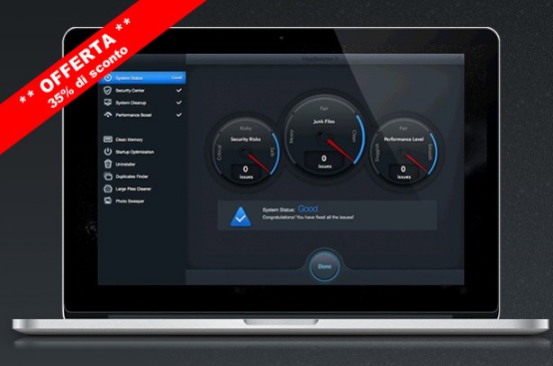 Sconto del 35% per MacBooster 2, app per la pulizia ed ottimizzazione di OS X [UPDATE + 50% di sconto][ULTIME ORE]