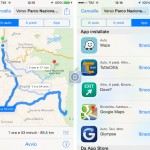 Come passare da un itinerario di “Mappe” in iOS 8 ad un’altra app per la navigazione satellitare – Guida