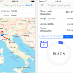 Calcola il costo di un viaggio su strada con CarTrip