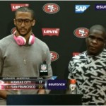 Il quarterback Colin Kaepernic multato per aver indossato cuffie Beats