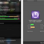 Usage Widget: un widget molto leggero e utile per iOS 8