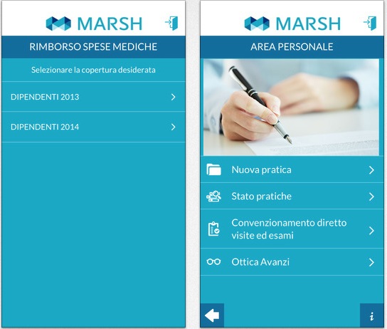 Il rimborso delle spese mediche diventa mobile con MyMarsh