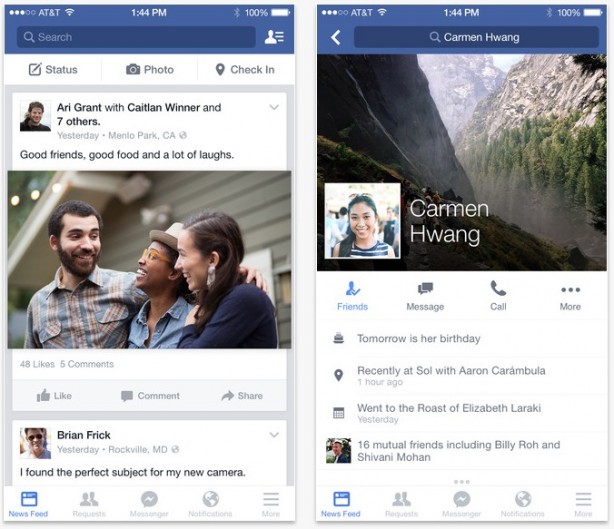 Le app di Facebook per iOS velocizzano il caricamento delle foto