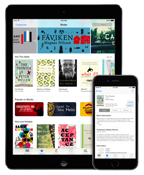 Apple annuncia diverse novità per iBooks Store