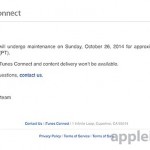 iTunes Connect sarà inaccessibile per alcune ore durante la giornata del 26 ottobre
