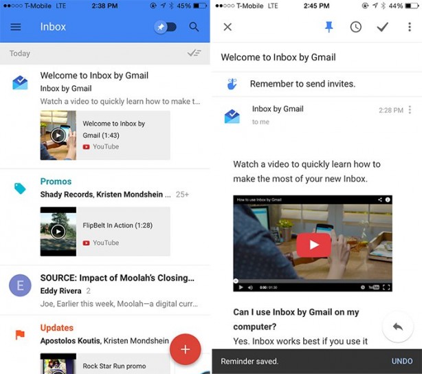 Inbox by Gmail: davvero la nuova app di Google è così rivoluzionaria?
