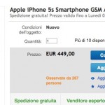 iPhone 5s 16GB, nuovo con 2 anni di garanzia in offerta a 449€!