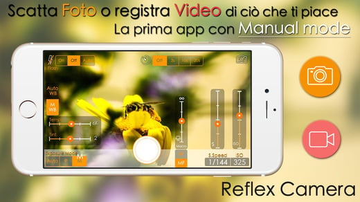 Reflex Camera: l’app che porta le regolazioni fotografiche manuali anche su iDevice