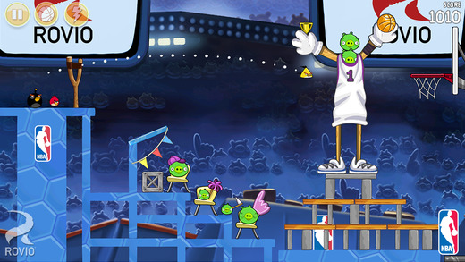 Angry Birds Seasons si aggiorna a tema NBA