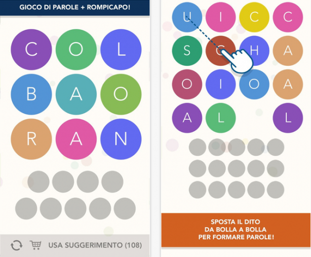 WordBubbles! : un gioco di parole facile da apprendere, ma difficilissimo da completare