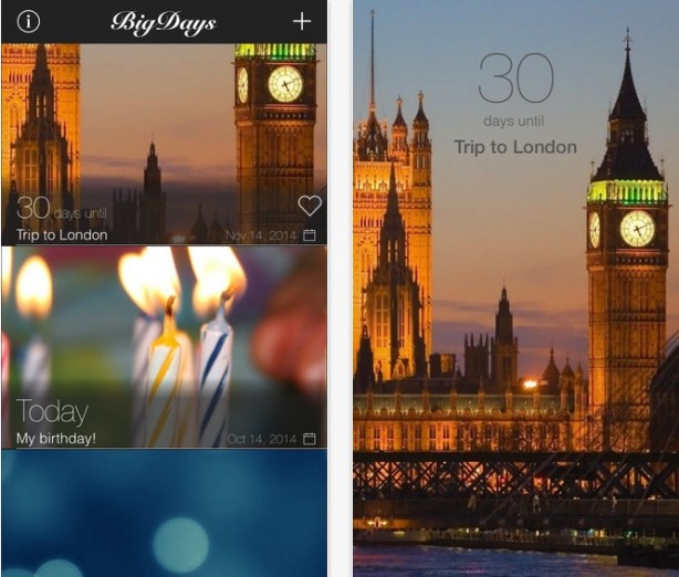 Big Days: monitorare e ricordare i tuoi eventi su iPhone