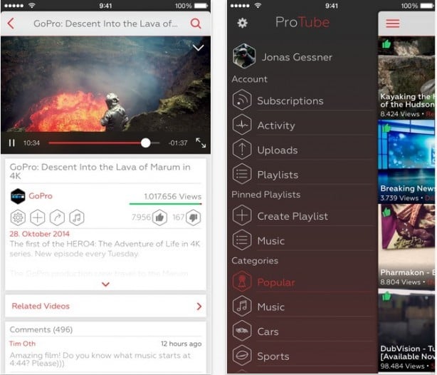 ProTube per YouTube: playlist, background, streaming audio e tanto altro ancora – Recensione iPhoneItalia