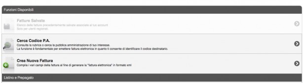 Nuova Web App per Fattura Elettronica