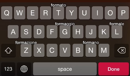 Crimson Keyboard iPhone pic0