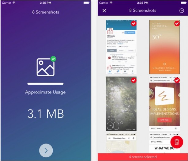 Screeny, l’app che cancella automaticamente gli screenshot creati su iPhone