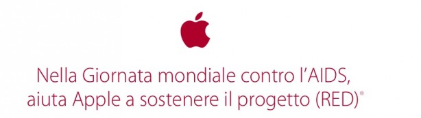 Apple sostiene (RED) nella giornata mondiale contro l’AIDS