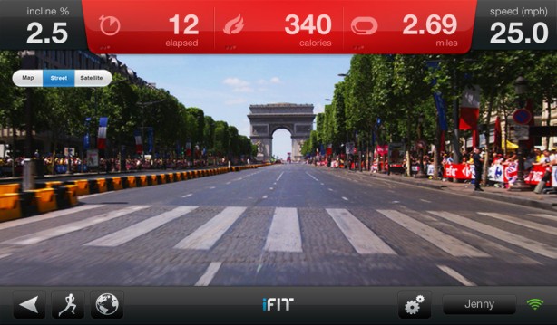 iFit_tech_shows_Google_Street_View_on_ProForm_Tour_de_France_cycle