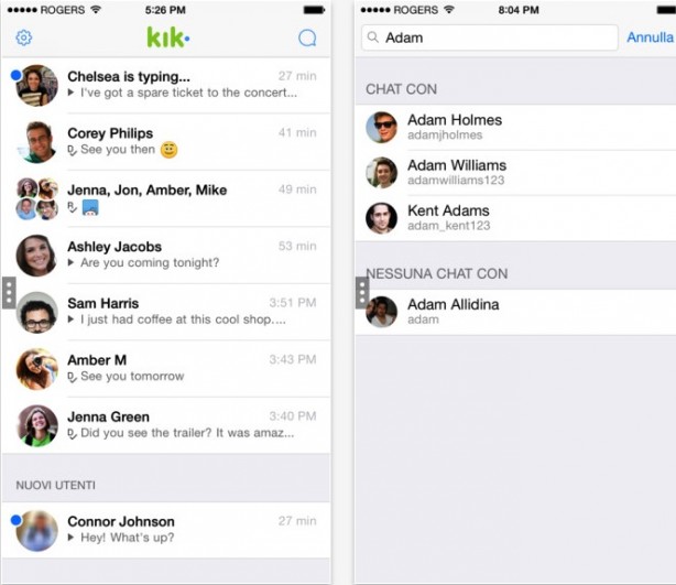 Kik Messenger 7.8.0 disponibile su App Store