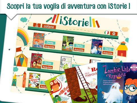 iStorie: un’unica app per raccogliere libri e giochi di qualità per bambini