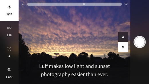 Luff: nuova app fotocamera con settaggio manuale, gratis per poco tempo