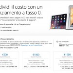 Apple Store Online: attivo il finanziamento a tasso 0
