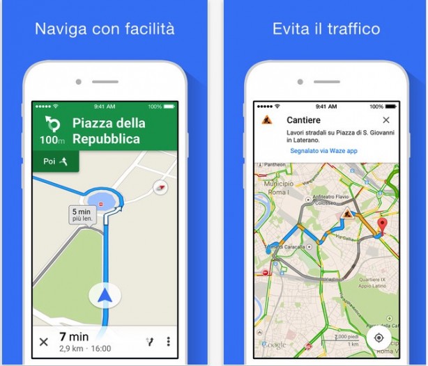 Nuovo aggiornamento per Google Maps