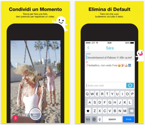 Snapchat si aggiorna con il supporto ad iPhone 6 e 6 Plus