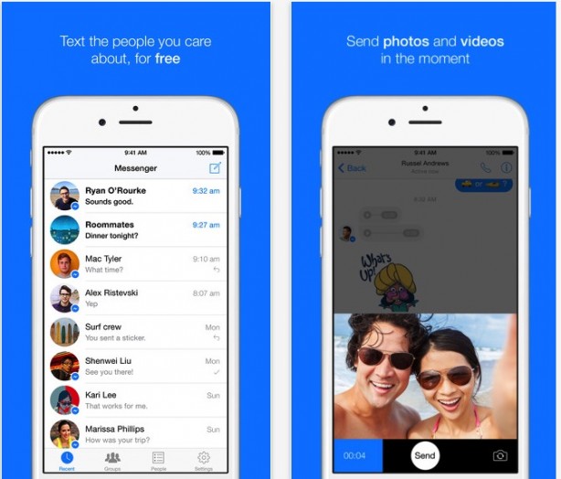 Facebook Messenger migliora la compatibilità con iPhone 6 Plus