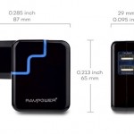 Caricabatterie da muro a 2 porte USB di RAVPower in offerta con sconto iPhoneItalia!