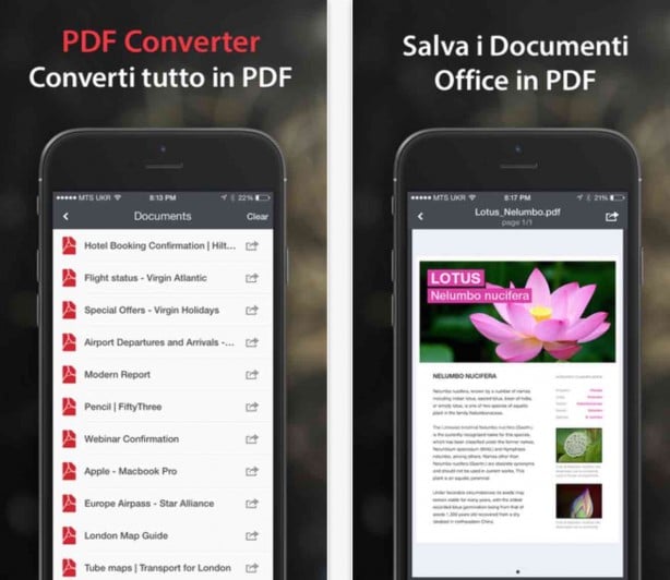 PDF Converter arriva anche su iPhone