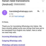Le chiamate tramite WhatsApp potrebbero arrivare a breve