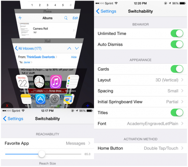 Switchability introduce il Multitasking in Reachability – Cydia