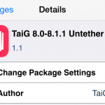 Il Jailbreak TaiG si aggiorna alla versione 1.1: introdotta la lingua inglese