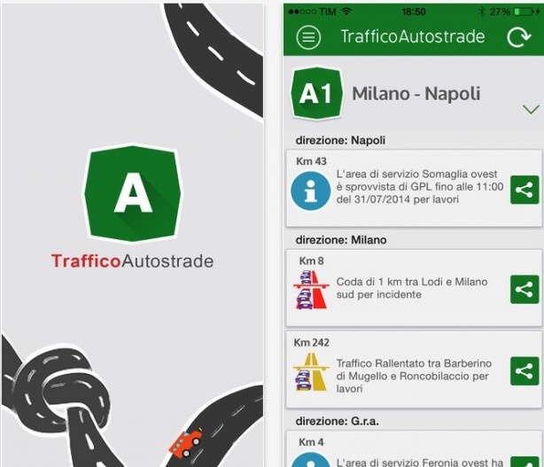 Traffico Autostrade Italia