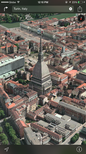 Mappe di Apple: Flyover disponibile anche a Torino