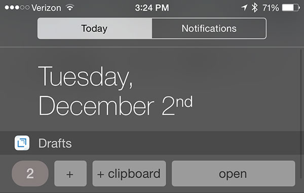 Probabile nuova rivoluzione per il centro notifiche ed i widget in iOS 8
