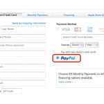 Apple accetta i pagamenti tramite PayPal sugli store online USA e UK