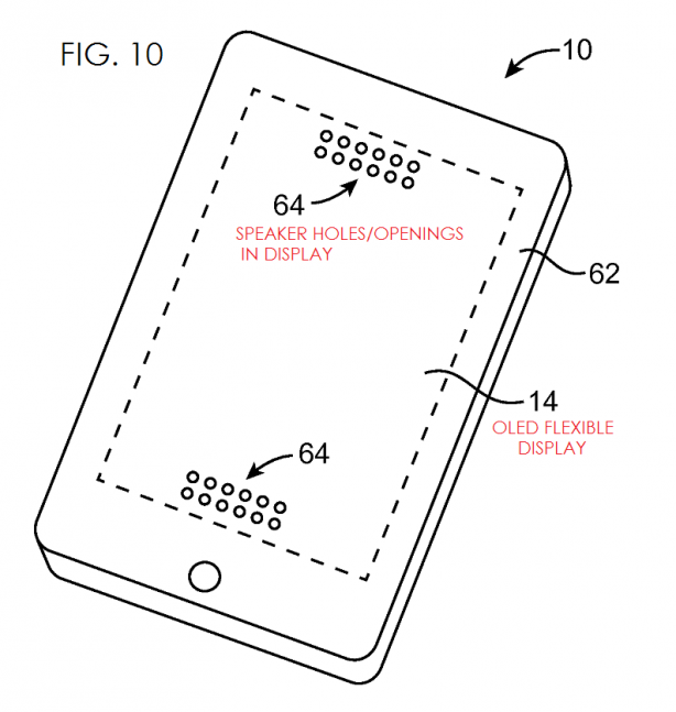 L’iPhone del futuro potrebbe avere gli speaker integrati nel display