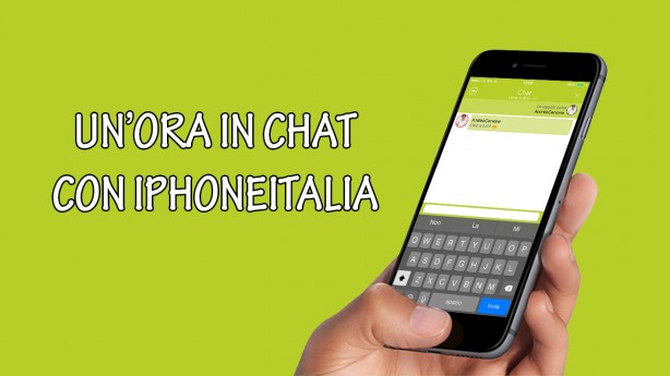 “Un’ora in Chat con iPhoneItalia”: dalle 16.00 alle 17.00, giovedì 5 Febbraio