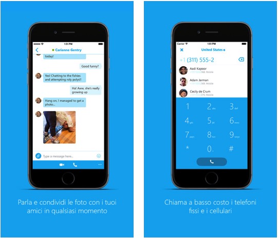 Nuovo update per Skype, con novità sui numeri di telefono